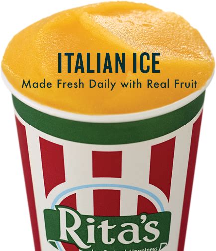 Calories and Nutrition in Ritas Italian Ice