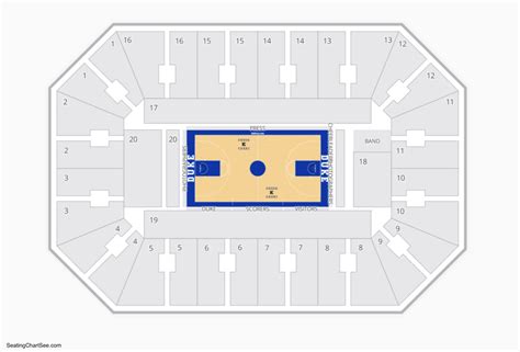 Cameron Indoor Stadium Seating Chart