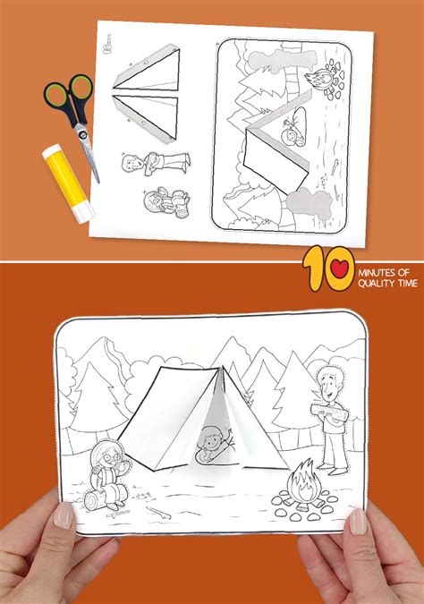 Camping Craft Printable