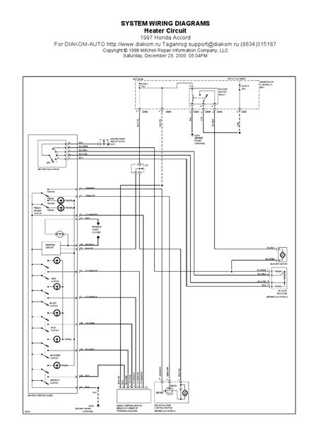 Camry Heater Circuit Wiring Diagram