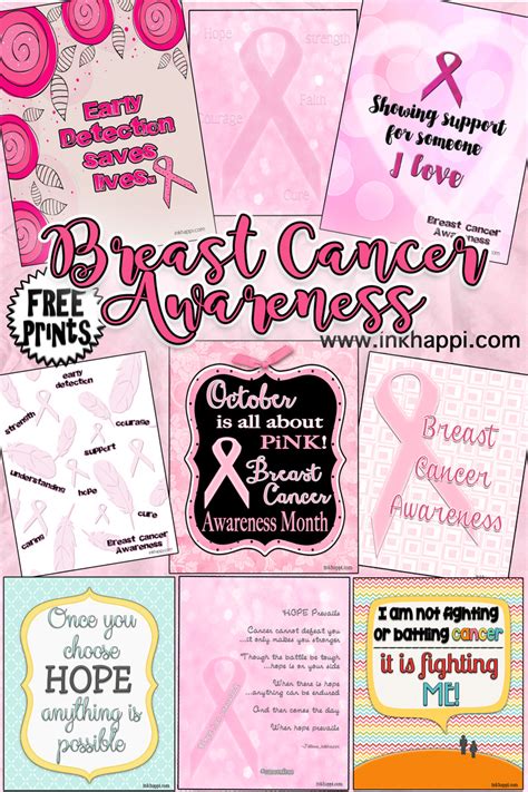 Cancer Awareness Printables