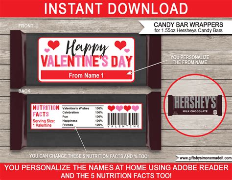Candy Bar Printables