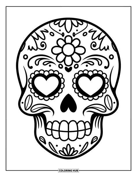 Candy Skull Coloring Book