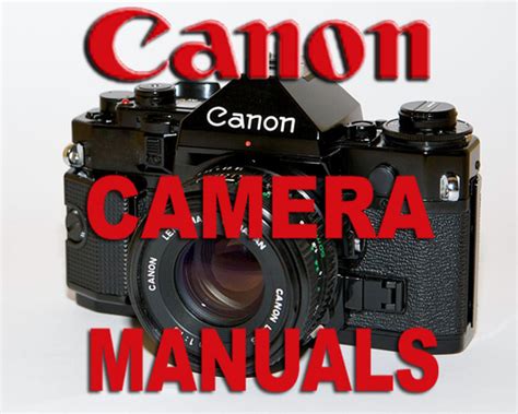 Canon A1 A 1 Camera Service Manual Parts Owner 3 Manuals Instant Download