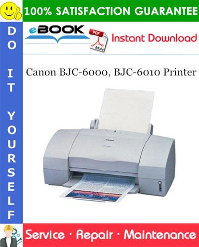 Canon Bjc 6000 Bjc 6010 Printer Service Repair Manual