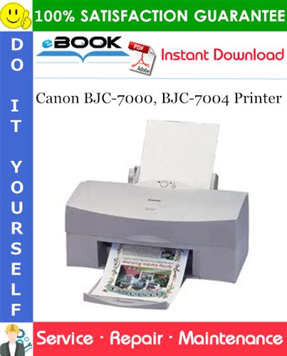 Canon Bjc 7000 7004 Printer Service Manual