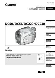 Canon Dc50 Dc51 Pal Ipal Service Manual Repair Guide