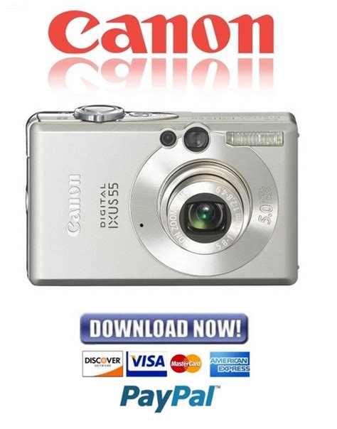 Canon Digital Ixus 55 Service Manual Repair Guide