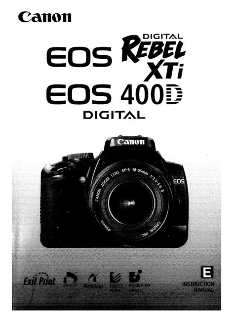 Canon Eos Rebel Film Instruction Manual