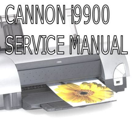 Canon I9900 I9950 Service Manual Pdf Download