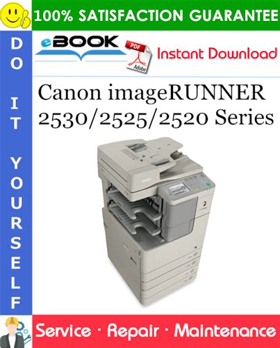 Canon Imagerunner 2530 2525 2520 Series Service Repair Manual Parts Catalog