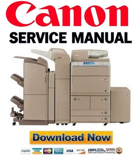 Canon Imagerunner Advance Ir 6075 6065 6055 Service Manual Parts Catalog