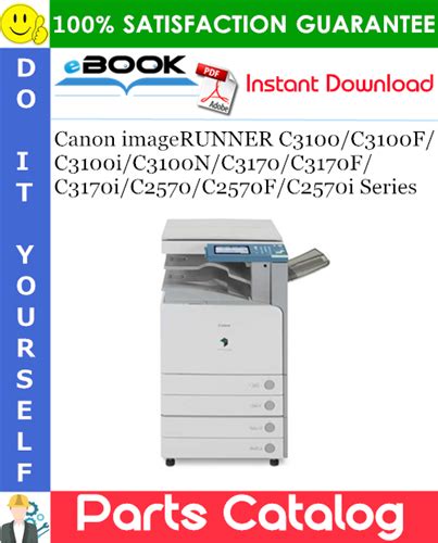 Canon Imagerunner C3100 C3100f C3100i C3100n Parts Copier Service Manual