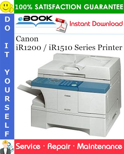 Canon Ir1200 Ir1510 Series Printer Service Manual Parts Catalog Circuit Diagram