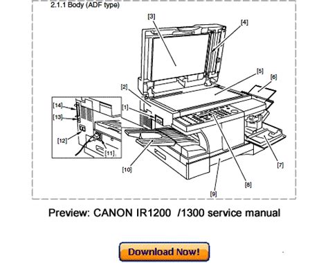 Canon Ir1210 Ir1230 Ir1270f Ir1310 Ir1330 Ir1370f Service Repair Manual Download