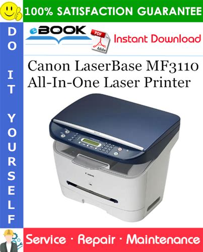 Canon Laserbase Mf3110 All In One Laser Printer Service Repair Manual