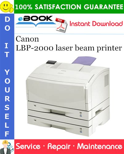 Canon Lbp 2000 Laser Beam Printer Service Repair Manual