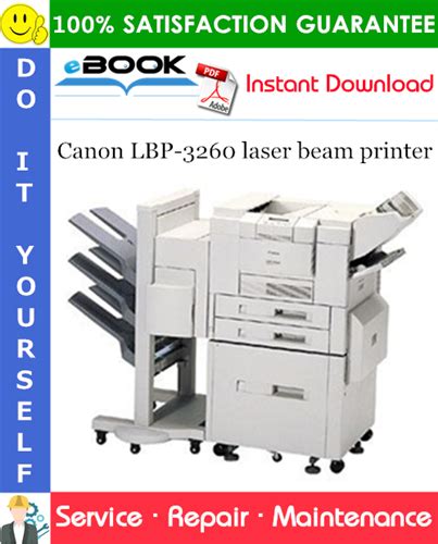 Canon Lbp 3260 Laser Beam Printer Service Manual Parts Catalog Circuit Diagram