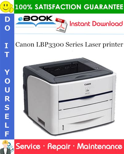 Canon Lbp3300 Series Laser Printer Service Repair Manual Parts Catalog