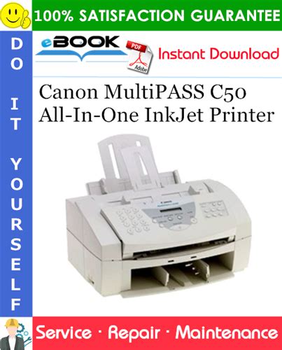 Canon Multipass C50 All In One Inkjet Printer Service Repair Manual Parts Catalog