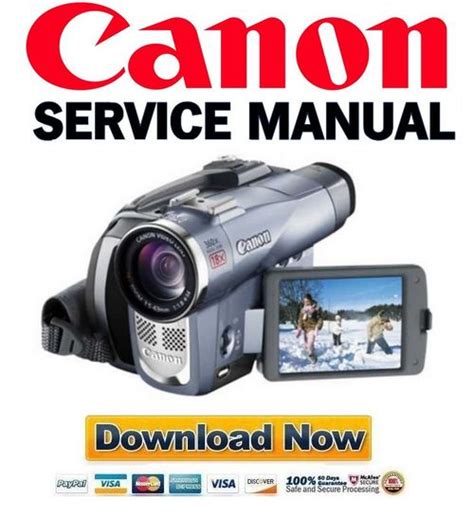 Canon Mvx300 Mvx300i Mvx350i Pal Service Manual Repair Guide