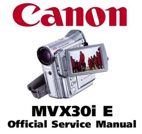 Canon Mvx3i Pal Service Manual Repair Guide