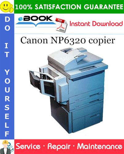 Canon Np6320 Copier Service Manual Service Handbook Parts Catalog