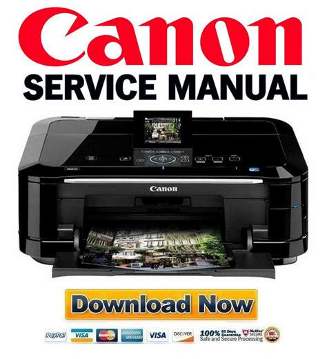 Canon Pixma Mg6120 Service Manual And Repair Guide