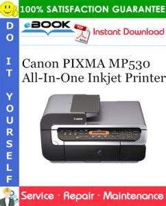 Canon Pixma Mp530 Printer Service Manual