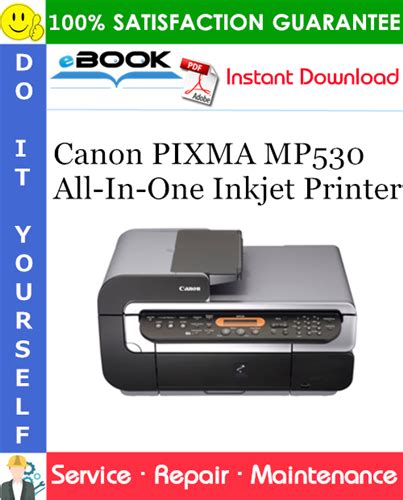 Canon Pixma Mp530 Service Manual Pacakge Parts Catalog Manual