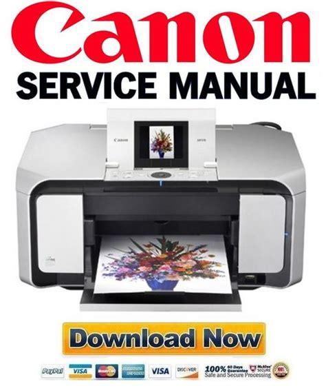 Canon Pixma Mp970 Service And Repair Manual Parts Catalog