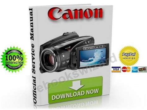 Canon Vixia Hv30 Hv30e Service Manual Repair Guide Download