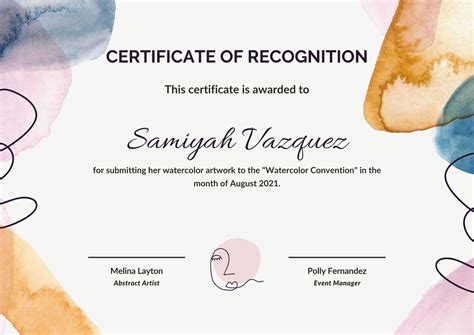 Canva Certificate Template