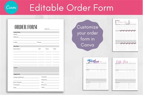 Canva Form Template
