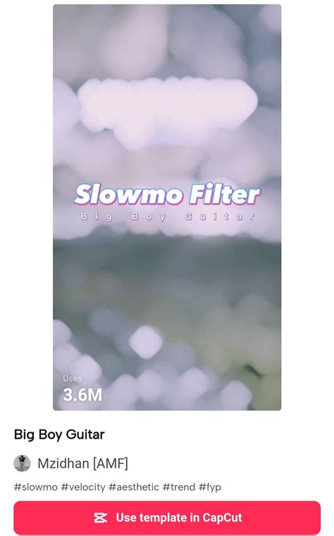 Capcut Template Slow