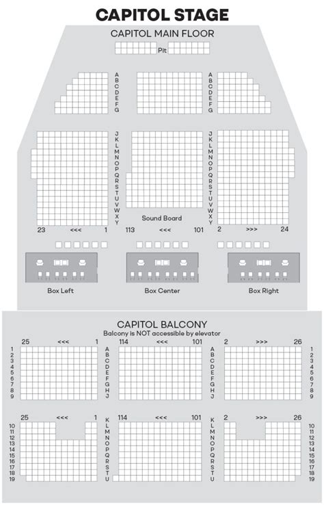 Capitol Theater Flint Seating Chart