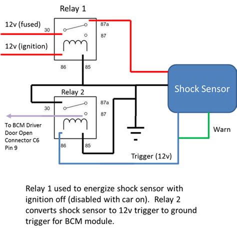 Car Alarm Shock Sensor Wiring Diagram