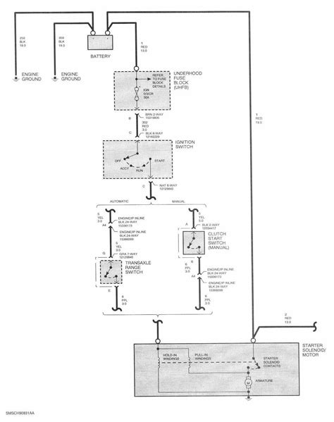 Car Battery Wiring Diagram Saturn Relay