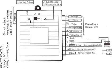 Car Keyless Entry System Wiring Diagram