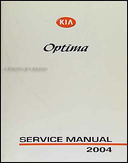 Car Owner Manual For 2004 Kia Optima