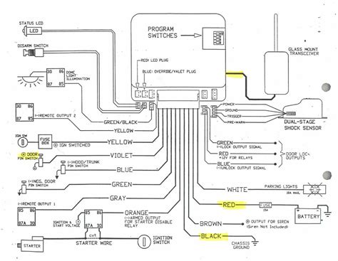 Car Remote Start Wiring Diagram