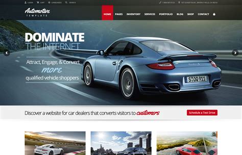 Car Showroom Website Template