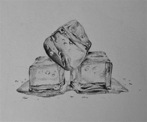 Cara Menggambar Es Batu yang Mudah dan Menyenangkan