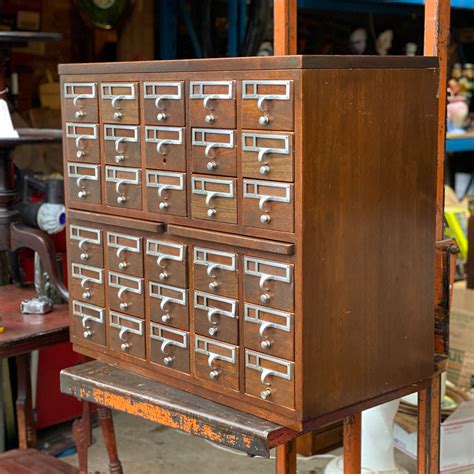 Card Catalog Cabinet For Sale