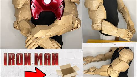 Cardboard Iron Man Arm Template