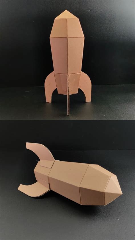 Cardboard Rocket Ship Template