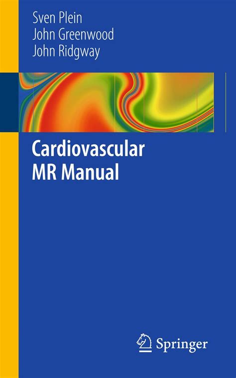 Cardiovascular Mr Manual Greenwood John Plein Sven Ridgway John P