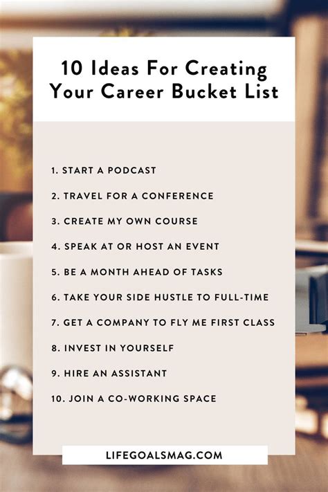 Career Ideas List
