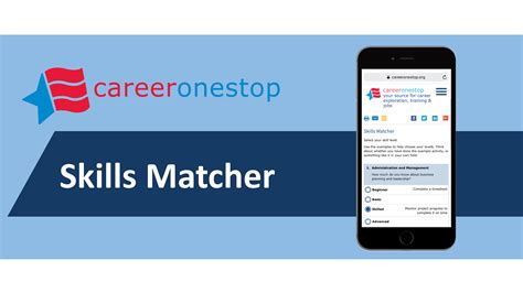 Career One Stop Skills Matcher