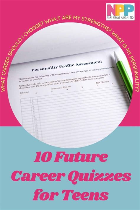 Career Quizzes For Teens